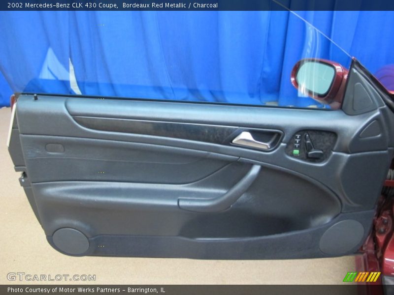 Bordeaux Red Metallic / Charcoal 2002 Mercedes-Benz CLK 430 Coupe