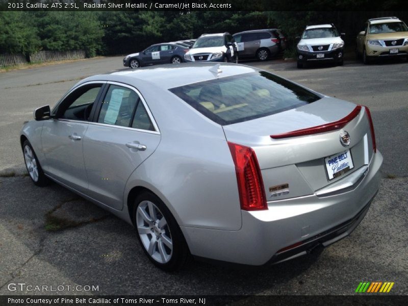 Radiant Silver Metallic / Caramel/Jet Black Accents 2013 Cadillac ATS 2.5L