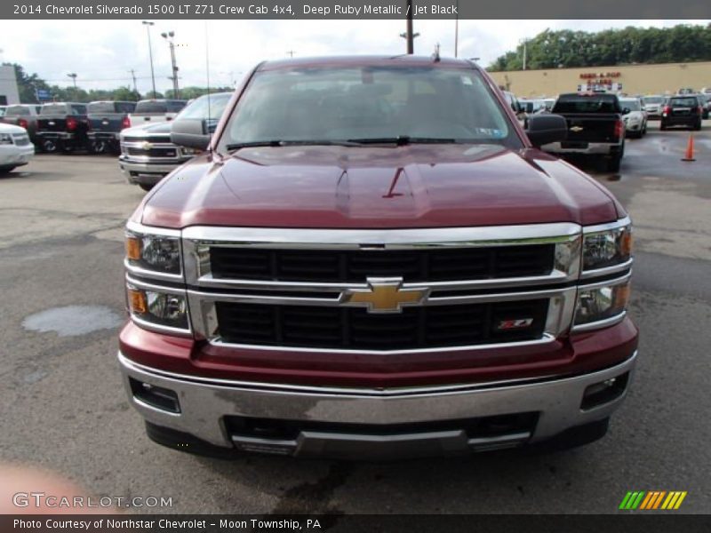 Deep Ruby Metallic / Jet Black 2014 Chevrolet Silverado 1500 LT Z71 Crew Cab 4x4