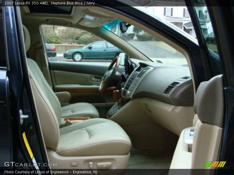 Neptune Blue Mica / Ivory 2007 Lexus RX 350 AWD