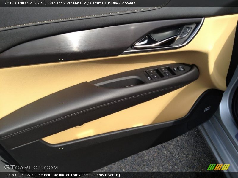 Radiant Silver Metallic / Caramel/Jet Black Accents 2013 Cadillac ATS 2.5L