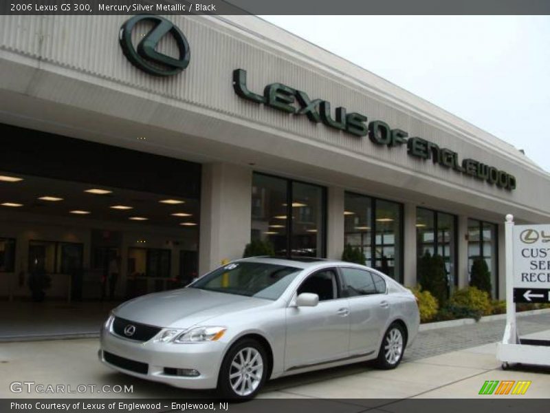 Mercury Silver Metallic / Black 2006 Lexus GS 300