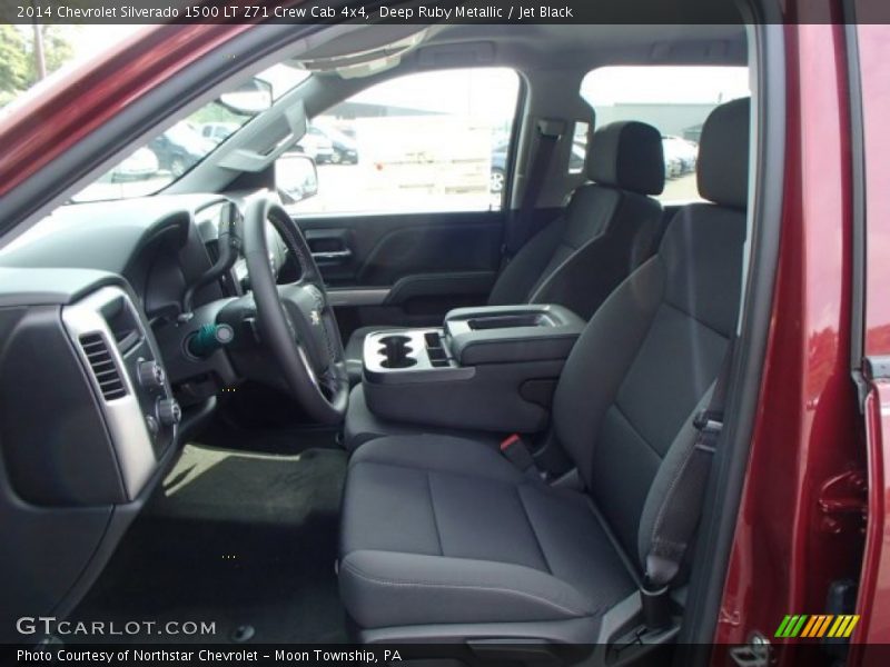 Deep Ruby Metallic / Jet Black 2014 Chevrolet Silverado 1500 LT Z71 Crew Cab 4x4