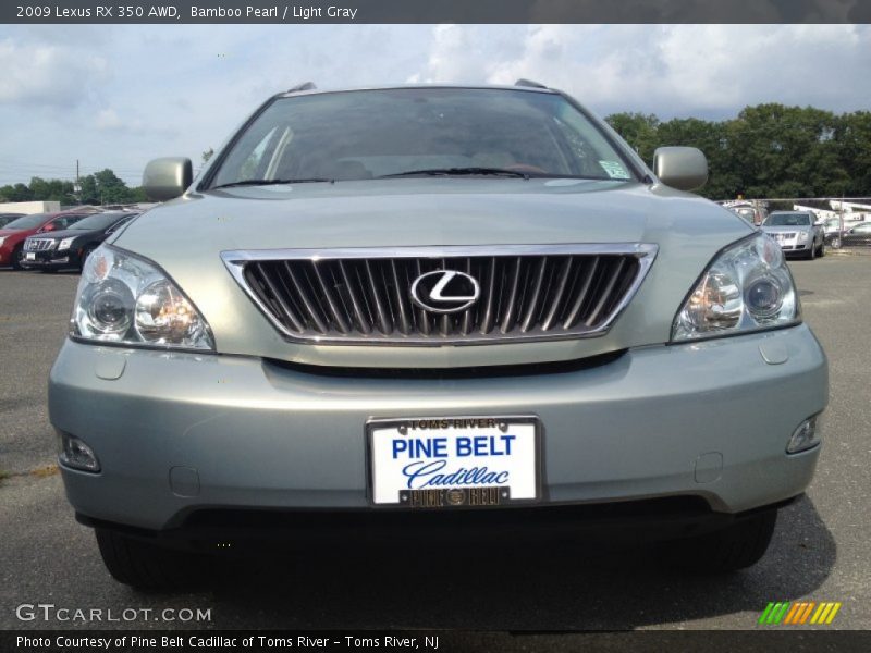 Bamboo Pearl / Light Gray 2009 Lexus RX 350 AWD
