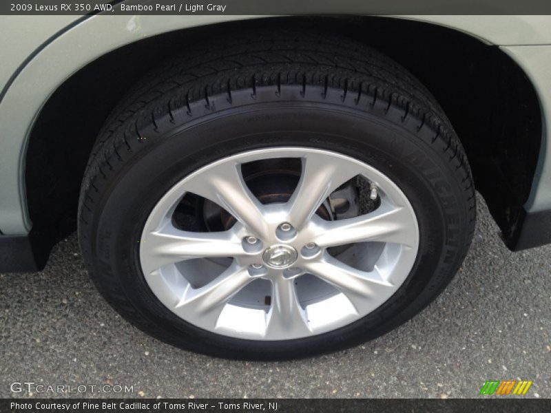 Bamboo Pearl / Light Gray 2009 Lexus RX 350 AWD