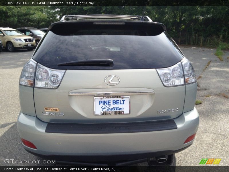 Bamboo Pearl / Light Gray 2009 Lexus RX 350 AWD