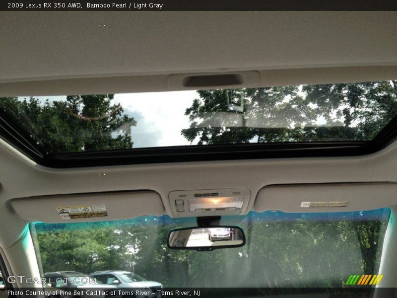 Bamboo Pearl / Light Gray 2009 Lexus RX 350 AWD