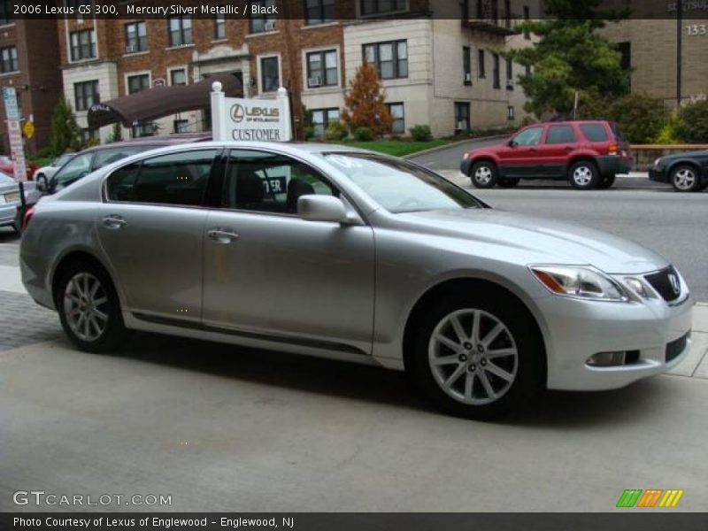 Mercury Silver Metallic / Black 2006 Lexus GS 300
