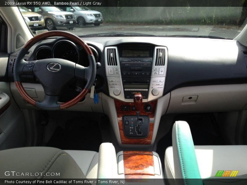 Bamboo Pearl / Light Gray 2009 Lexus RX 350 AWD