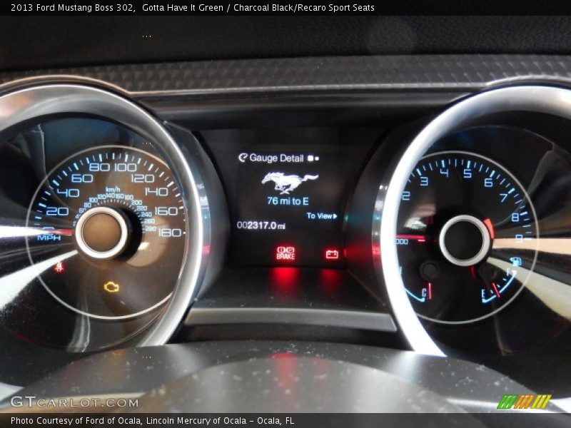  2013 Mustang Boss 302 Boss 302 Gauges