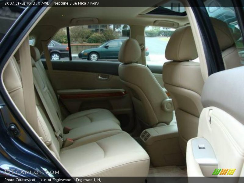 Neptune Blue Mica / Ivory 2007 Lexus RX 350 AWD