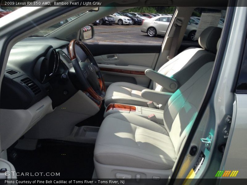 Bamboo Pearl / Light Gray 2009 Lexus RX 350 AWD