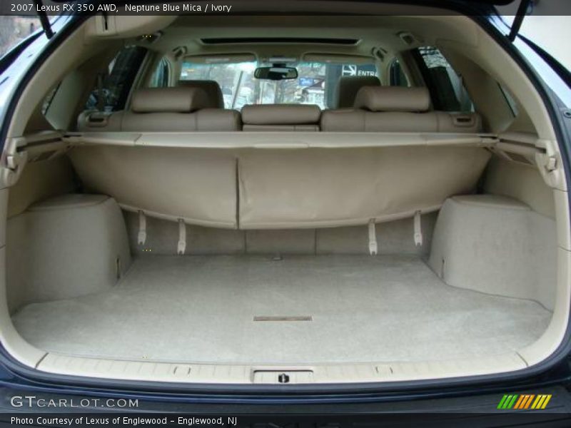Neptune Blue Mica / Ivory 2007 Lexus RX 350 AWD