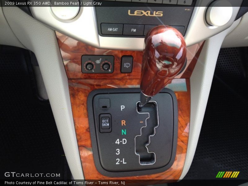 Bamboo Pearl / Light Gray 2009 Lexus RX 350 AWD