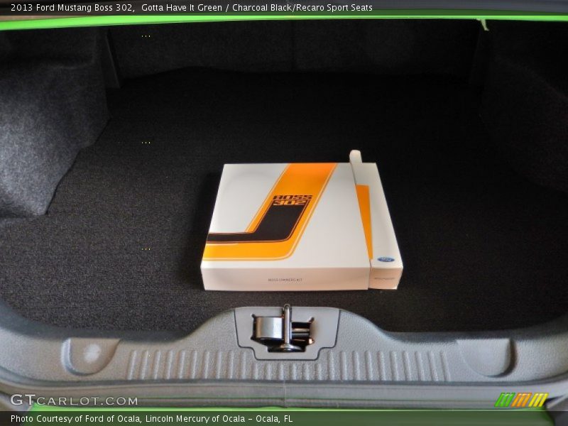  2013 Mustang Boss 302 Trunk