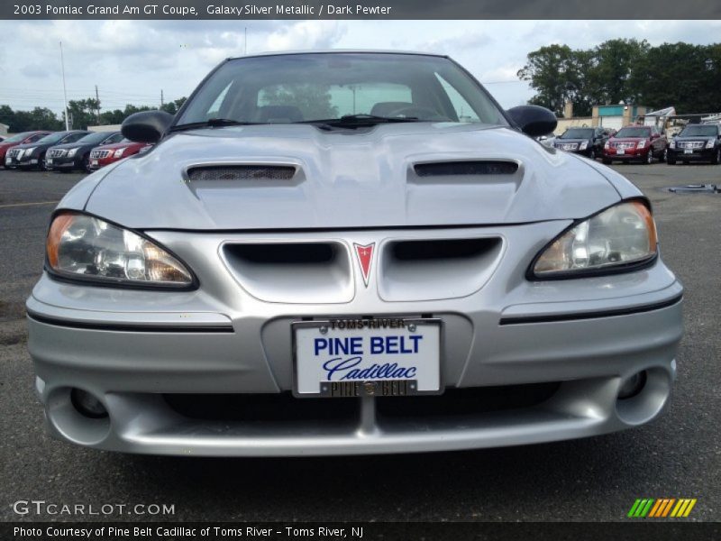 Galaxy Silver Metallic / Dark Pewter 2003 Pontiac Grand Am GT Coupe