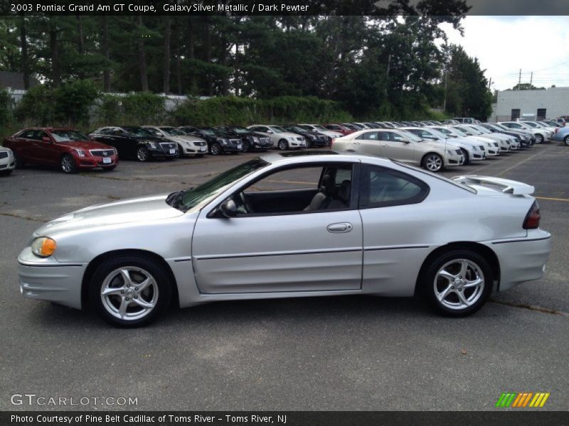 Galaxy Silver Metallic / Dark Pewter 2003 Pontiac Grand Am GT Coupe