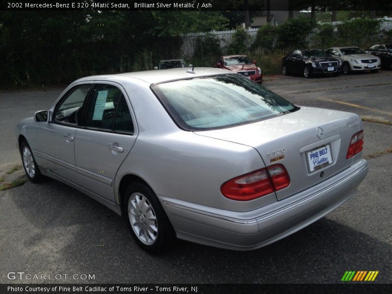 Brilliant Silver Metallic / Ash 2002 Mercedes-Benz E 320 4Matic Sedan