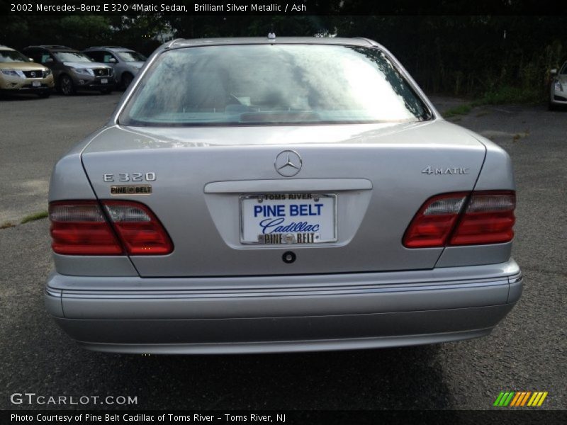 Brilliant Silver Metallic / Ash 2002 Mercedes-Benz E 320 4Matic Sedan
