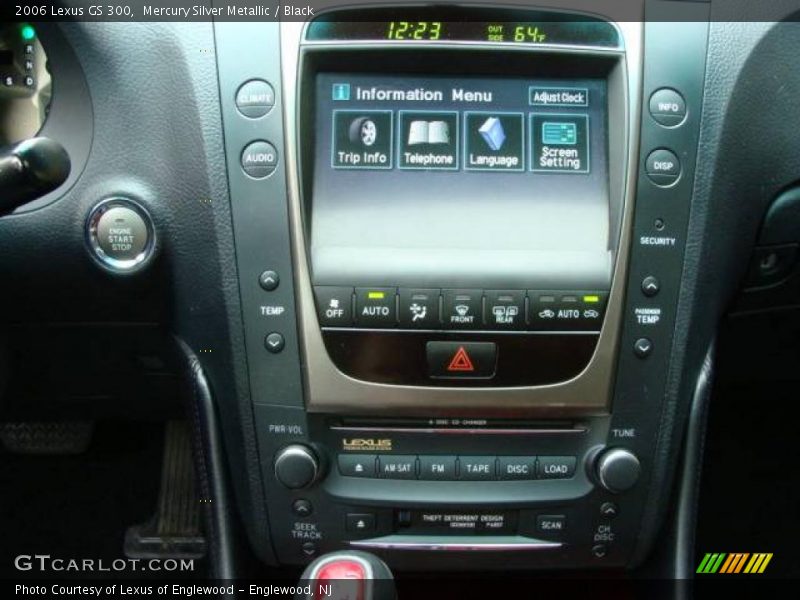 Mercury Silver Metallic / Black 2006 Lexus GS 300