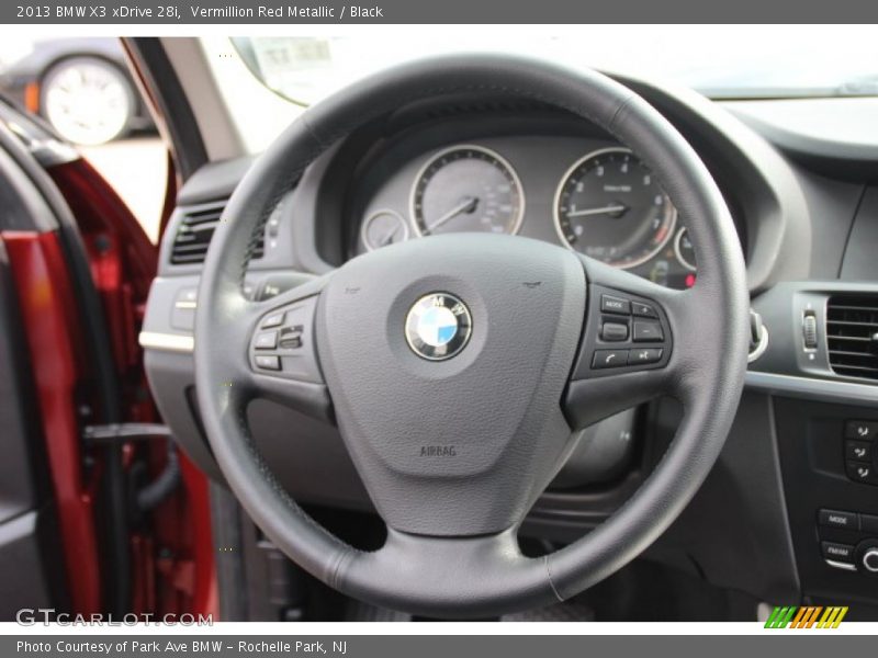 Vermillion Red Metallic / Black 2013 BMW X3 xDrive 28i