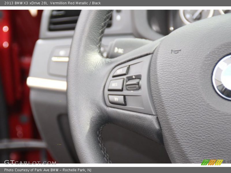 Vermillion Red Metallic / Black 2013 BMW X3 xDrive 28i