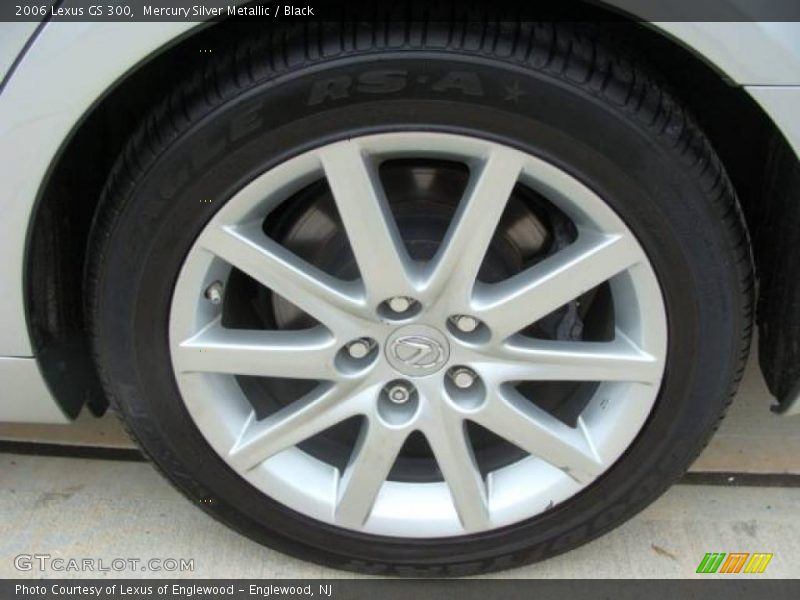 Mercury Silver Metallic / Black 2006 Lexus GS 300