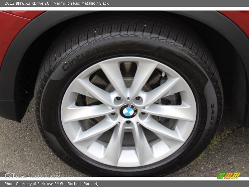 Vermillion Red Metallic / Black 2013 BMW X3 xDrive 28i