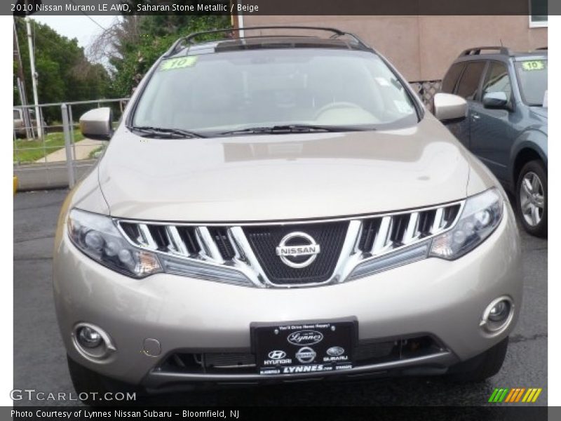 Saharan Stone Metallic / Beige 2010 Nissan Murano LE AWD