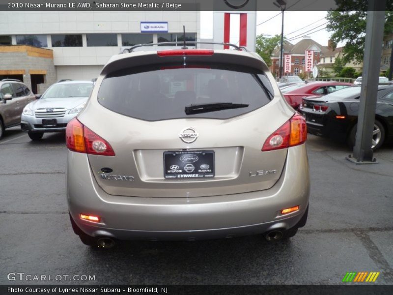 Saharan Stone Metallic / Beige 2010 Nissan Murano LE AWD
