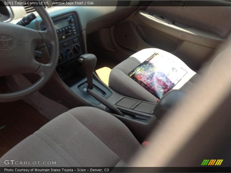 Antique Sage Pearl / Oak 2001 Toyota Camry LE V6