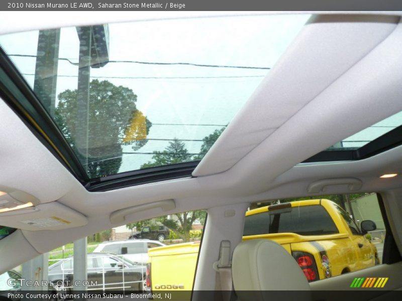 Saharan Stone Metallic / Beige 2010 Nissan Murano LE AWD