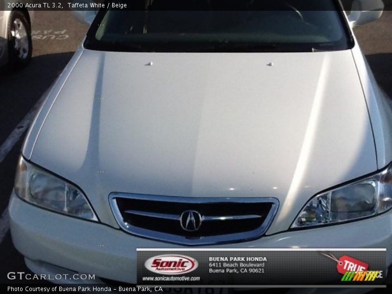 Taffeta White / Beige 2000 Acura TL 3.2