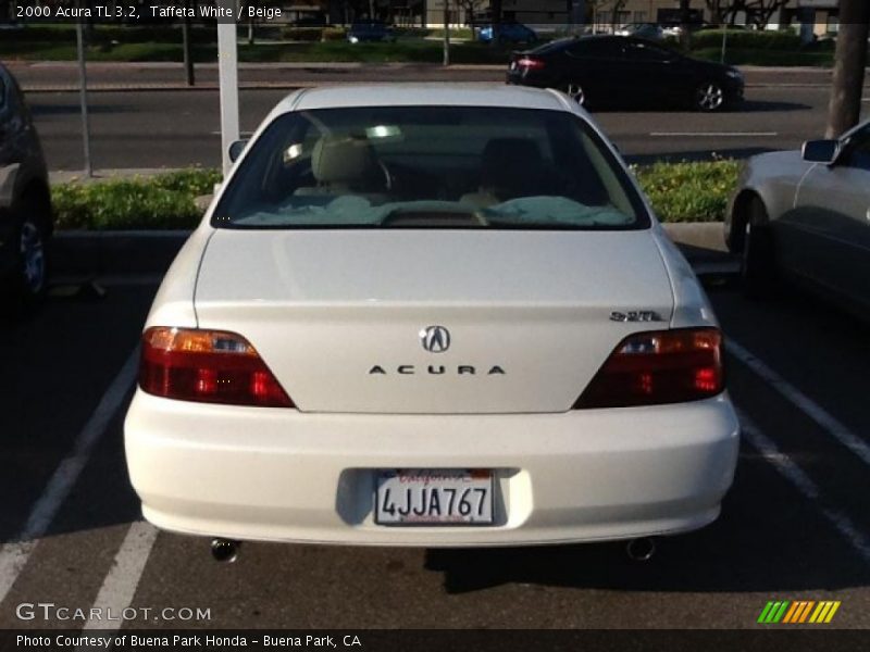Taffeta White / Beige 2000 Acura TL 3.2