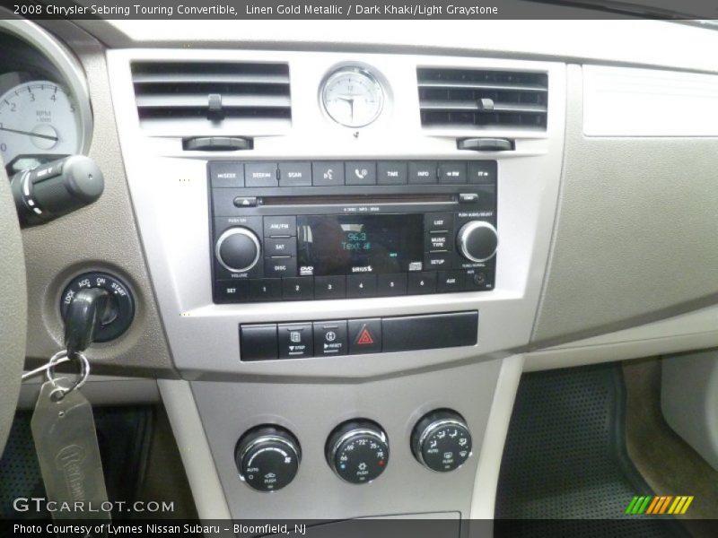 Linen Gold Metallic / Dark Khaki/Light Graystone 2008 Chrysler Sebring Touring Convertible