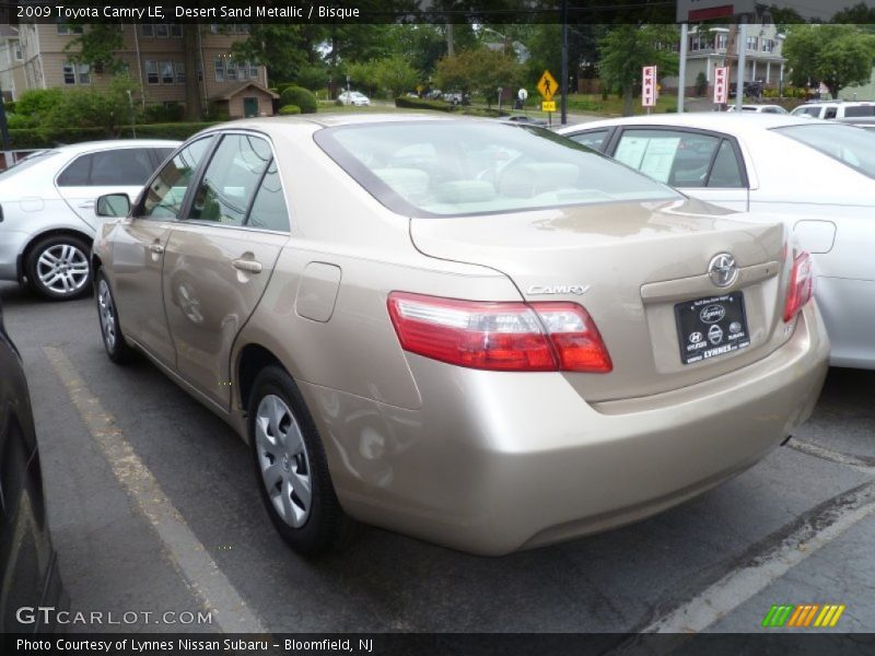 Desert Sand Metallic / Bisque 2009 Toyota Camry LE
