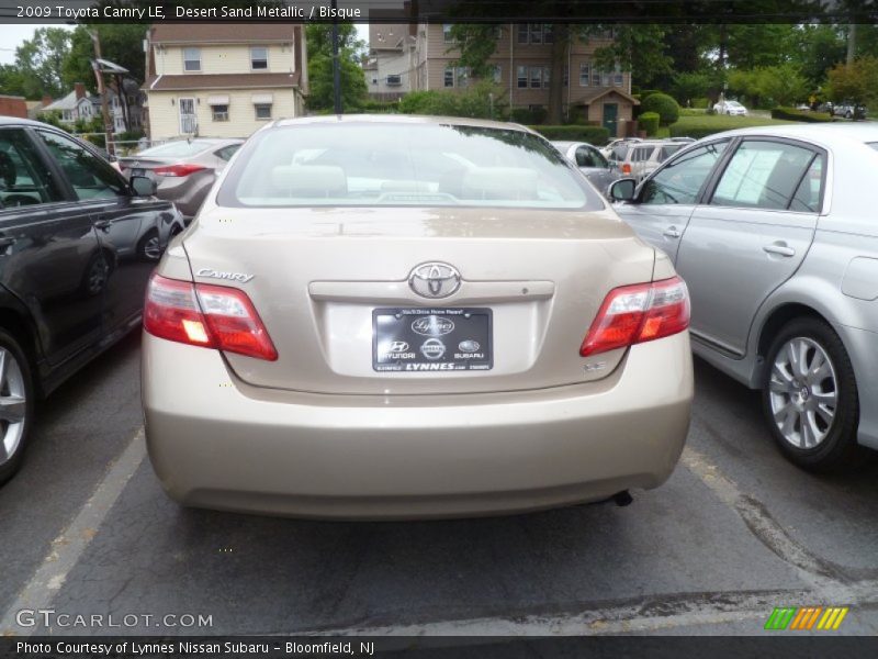 Desert Sand Metallic / Bisque 2009 Toyota Camry LE