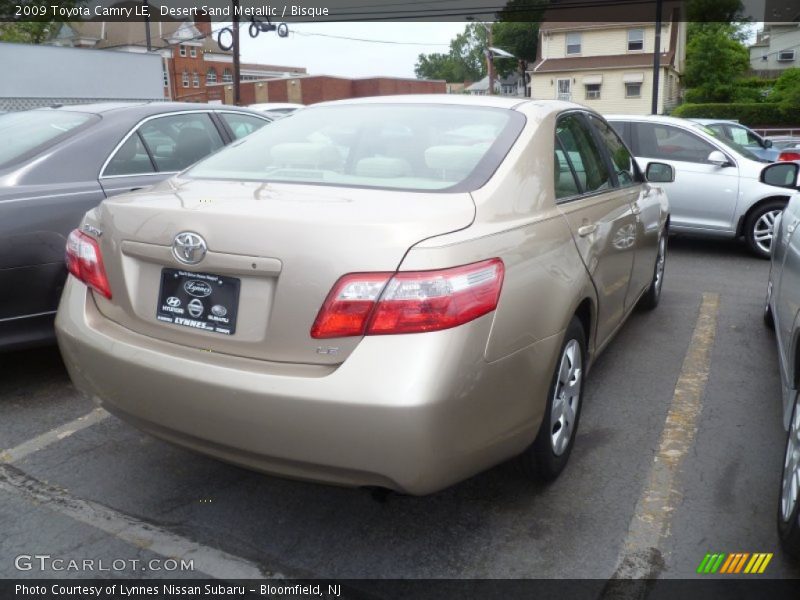Desert Sand Metallic / Bisque 2009 Toyota Camry LE