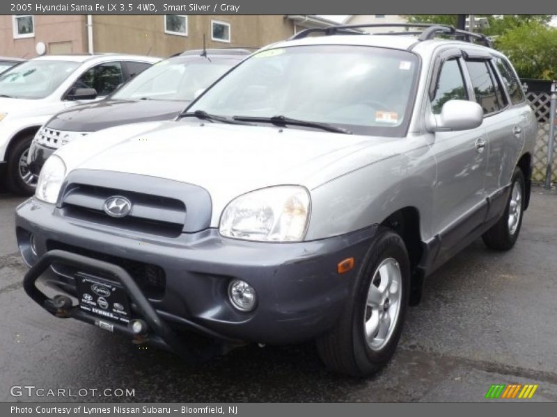 Smart Silver / Gray 2005 Hyundai Santa Fe LX 3.5 4WD