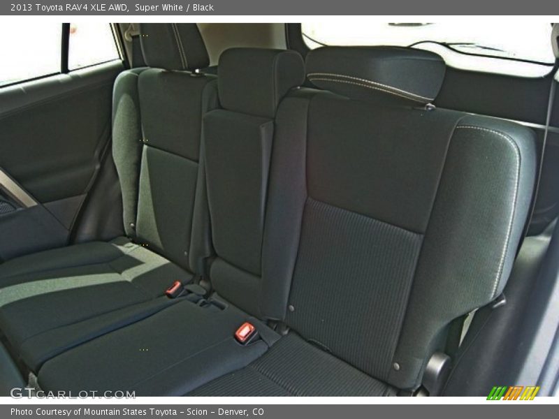 Super White / Black 2013 Toyota RAV4 XLE AWD