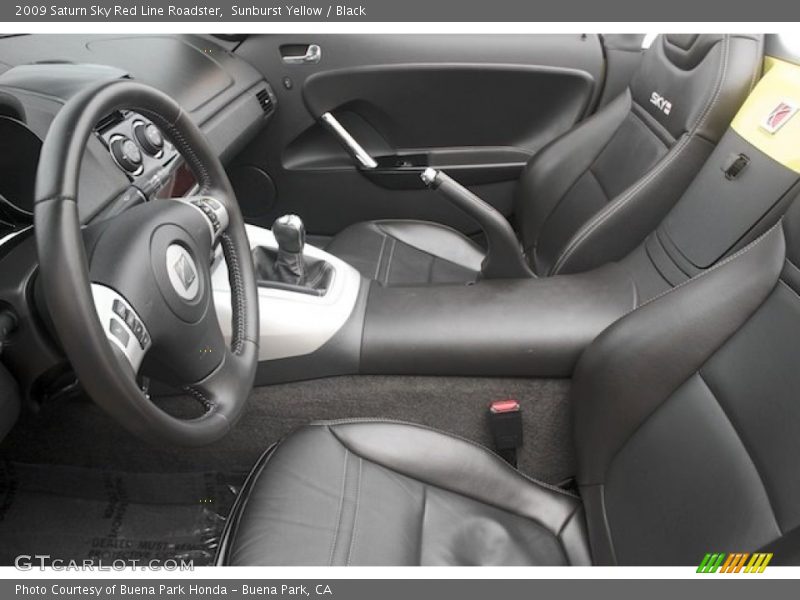  2009 Sky Red Line Roadster Black Interior