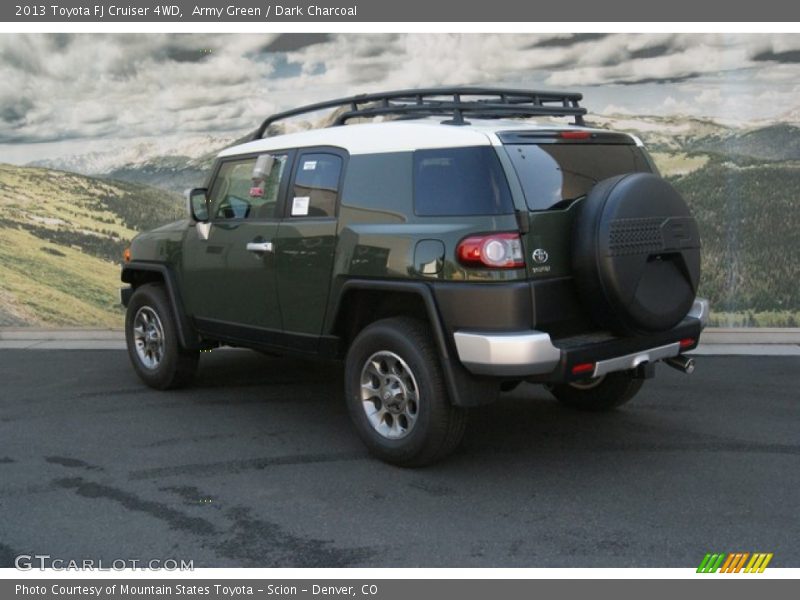 Army Green / Dark Charcoal 2013 Toyota FJ Cruiser 4WD