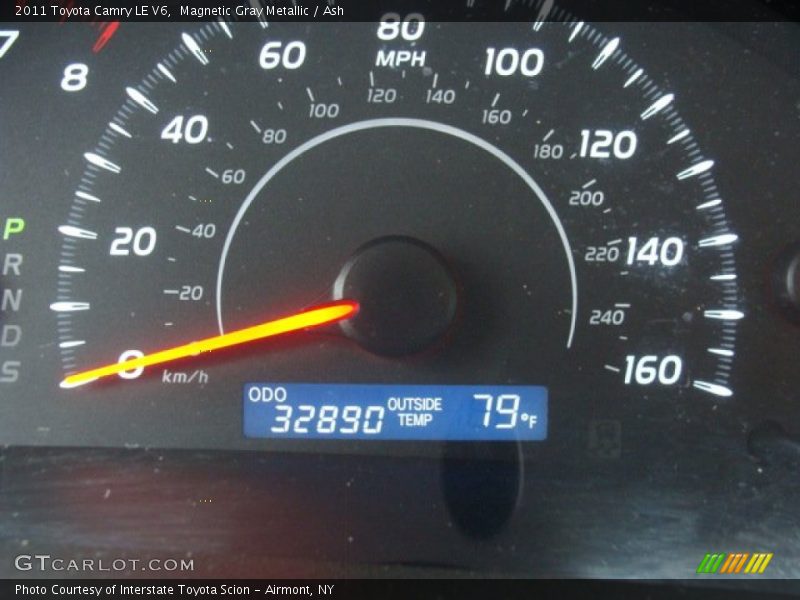 Magnetic Gray Metallic / Ash 2011 Toyota Camry LE V6
