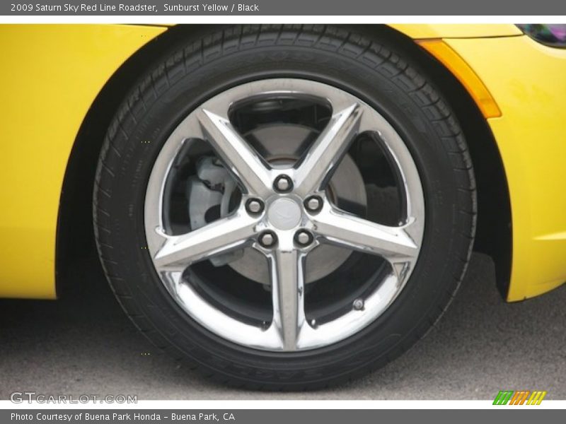  2009 Sky Red Line Roadster Wheel