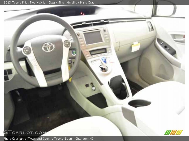 Classic Silver Metallic / Misty Gray 2013 Toyota Prius Two Hybrid