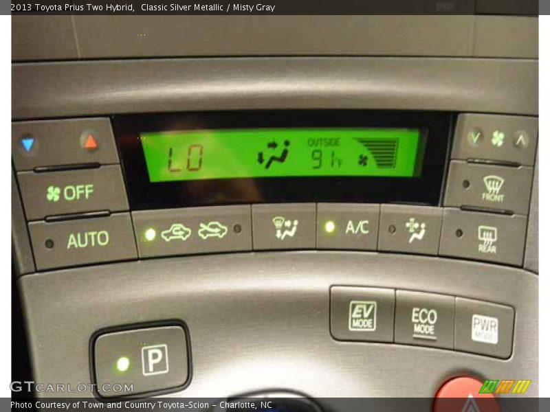 Classic Silver Metallic / Misty Gray 2013 Toyota Prius Two Hybrid
