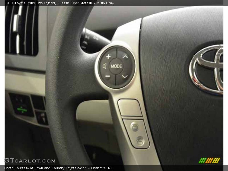 Classic Silver Metallic / Misty Gray 2013 Toyota Prius Two Hybrid