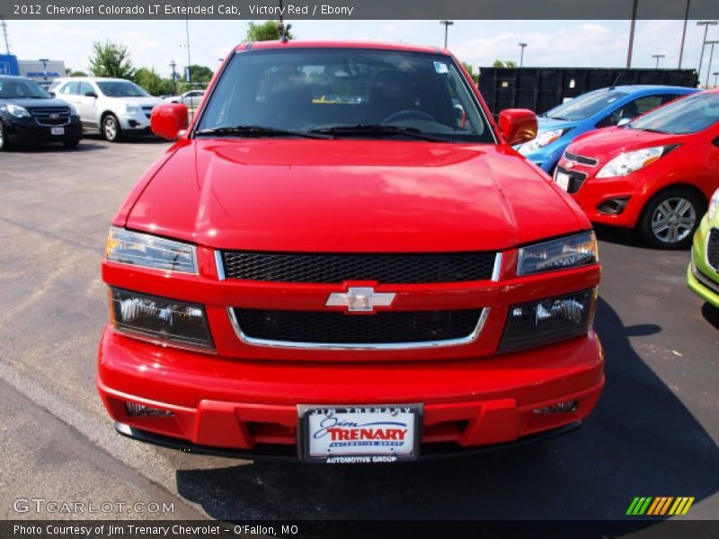 Victory Red / Ebony 2012 Chevrolet Colorado LT Extended Cab
