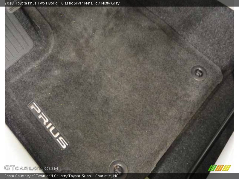 Classic Silver Metallic / Misty Gray 2013 Toyota Prius Two Hybrid