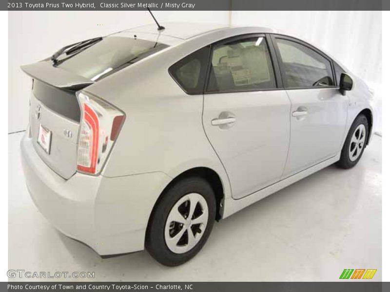 Classic Silver Metallic / Misty Gray 2013 Toyota Prius Two Hybrid